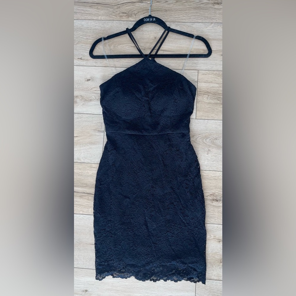 Jump Apparel Black Lace Dress